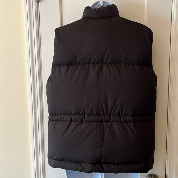 Down Puffer Zipper Vest Womens Large Blue Pockets Warm Active Athleisure Hiking - Picture 4 of 16